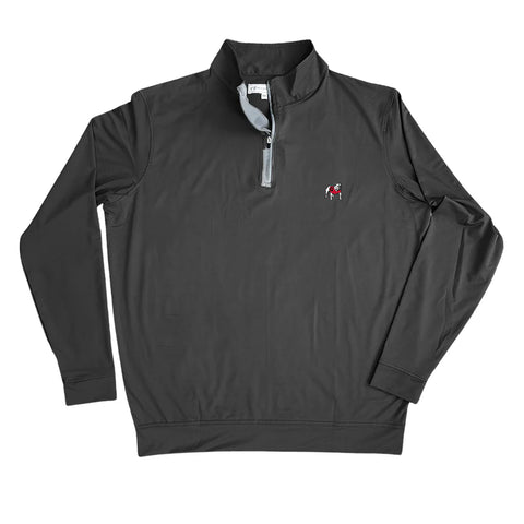 Perth Sugar Stripe Performance Quarter Zip Pullover