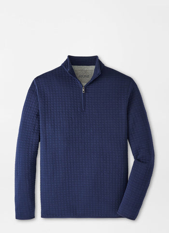 Perth Sugar Stripe Performance Quarter Zip Pullover