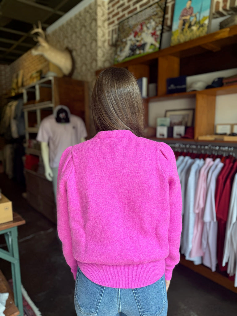 FINAL SALE - Button Down V-Neck Cardigan