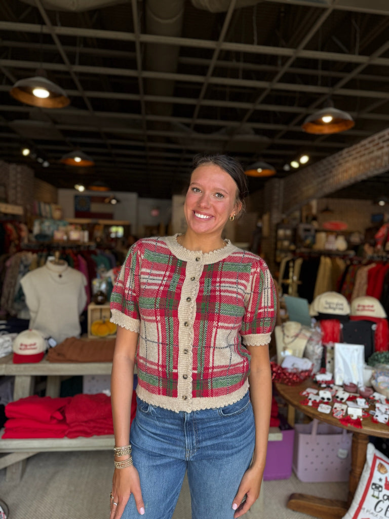 Plaid Sweater