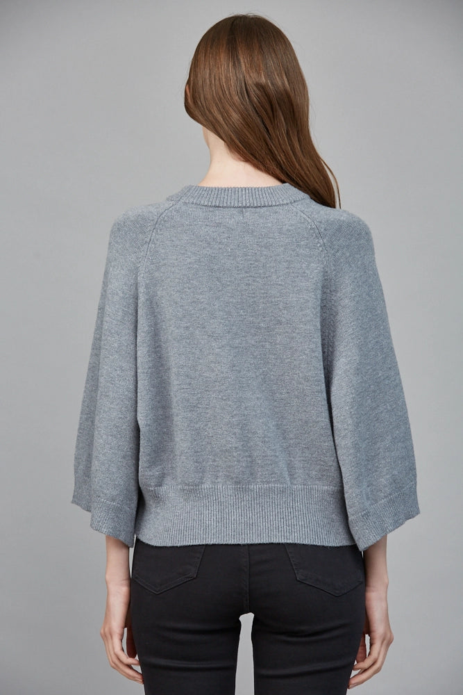 Reglan Sleeve Crewneck Sweater