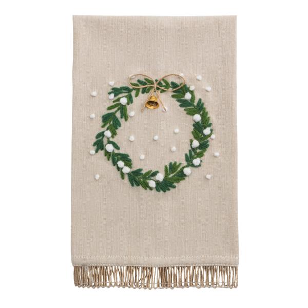 Xmas Embroidered Towel