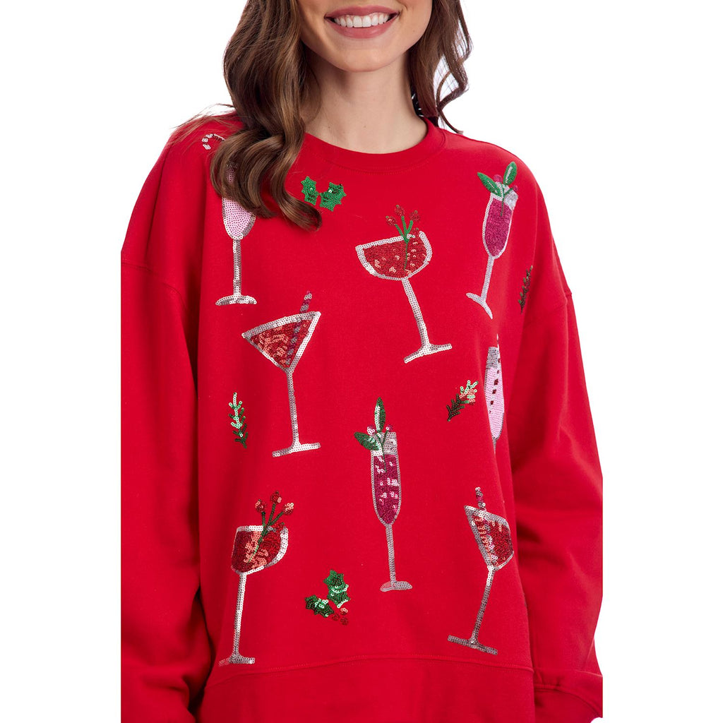 Holiday Sparkle Sweatshirt O/S
