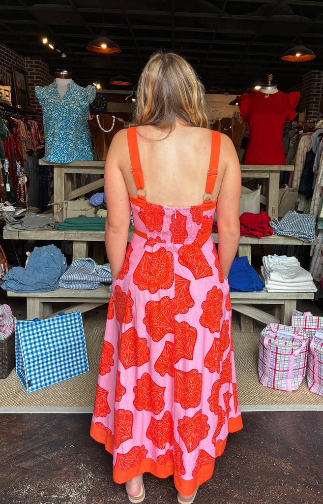 FINAL SALE - Lily Midi Dress Pink