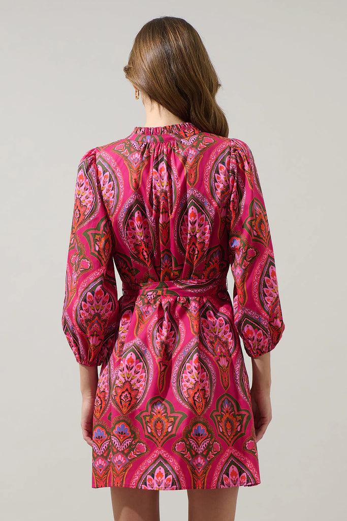 Azura Floral Eira Poplin Mini Dress