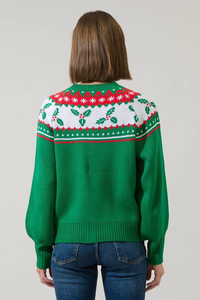 FINAL SALE - Abey Fair Isle Christmas Sweater