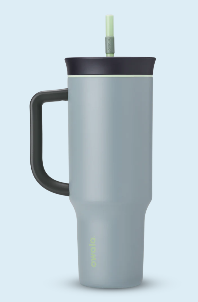 Stainless Steel Tumbler with Straw 40oz