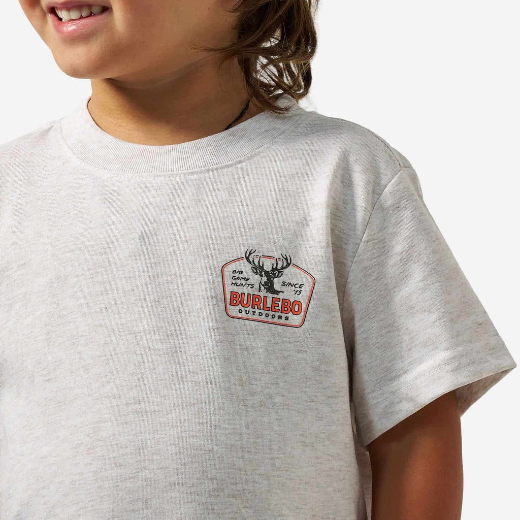 Youth Big Game Hunts Short Sleeve Tee Oatmeal