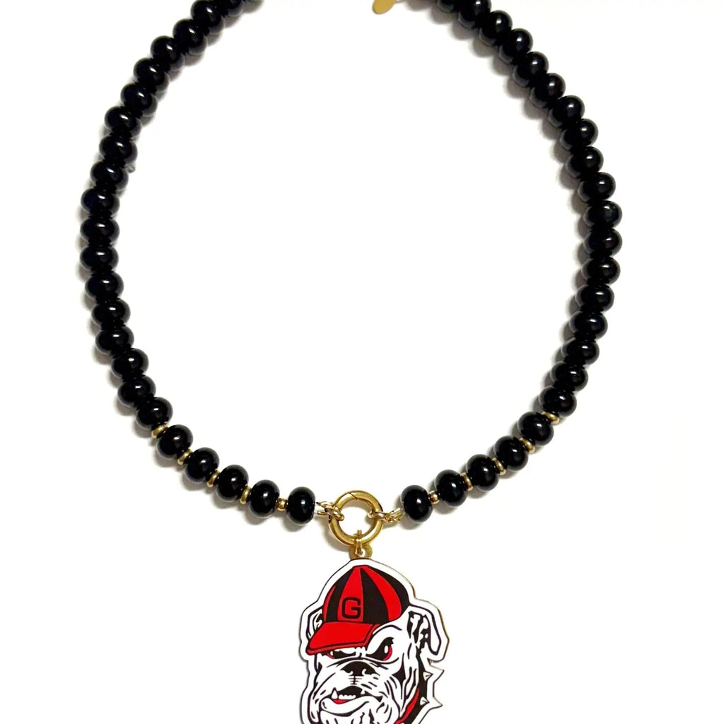 Russell w/ Bulldog Necklace
