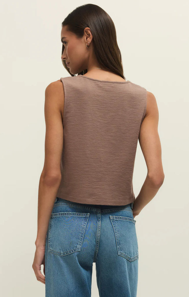 FINAL SALE - Noelle Textured Tank Top