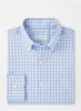 Albert Crown Lite Cotton-Stretch Sport Shirt Blue Poppy