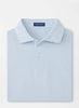 Ambrose Performance Jersey Polo White/Blue Frost