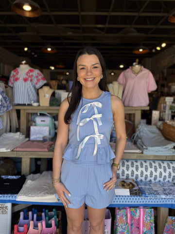 Signature Linen Blend Shirt Indigo Ink/Sea Salt