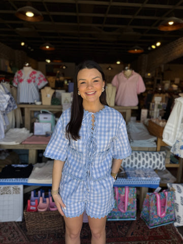 Signature Linen Blend Shirt Indigo Ink/Sea Salt