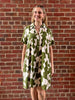 Geo Button Up Dress
