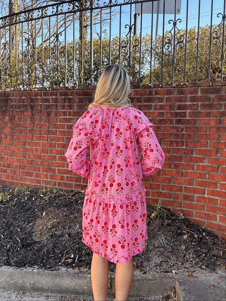 Shawna Tunic Dress Pink