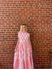 Ward Smocked Midi Pink Dress