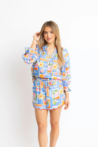 FINAL SALE - Laguna Soft Drape Cropped Pants