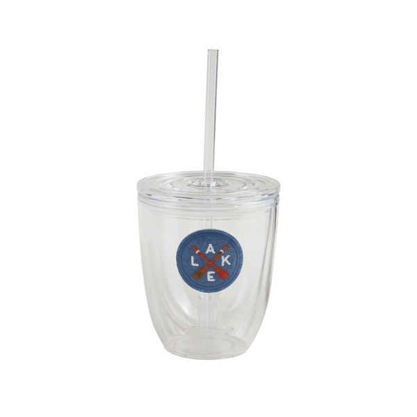 Acrylic Embroidered Tumbler