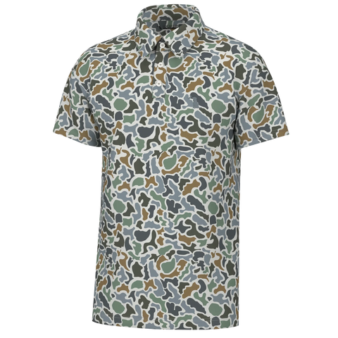 Tempo Performance Mesh Polo Lavender Moon