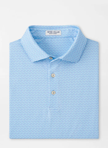 Tempo Performance Mesh Polo Lavender Moon