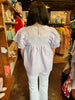 Lavender Scallop Hem Sleeve Top