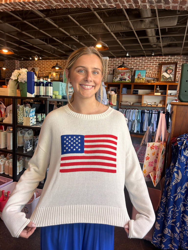 Sienna Patriot Sweater Sea Salt