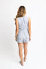 Chambray Linen Stripe Vest
