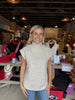 Turtle Neck Cap Sleeve Sweater