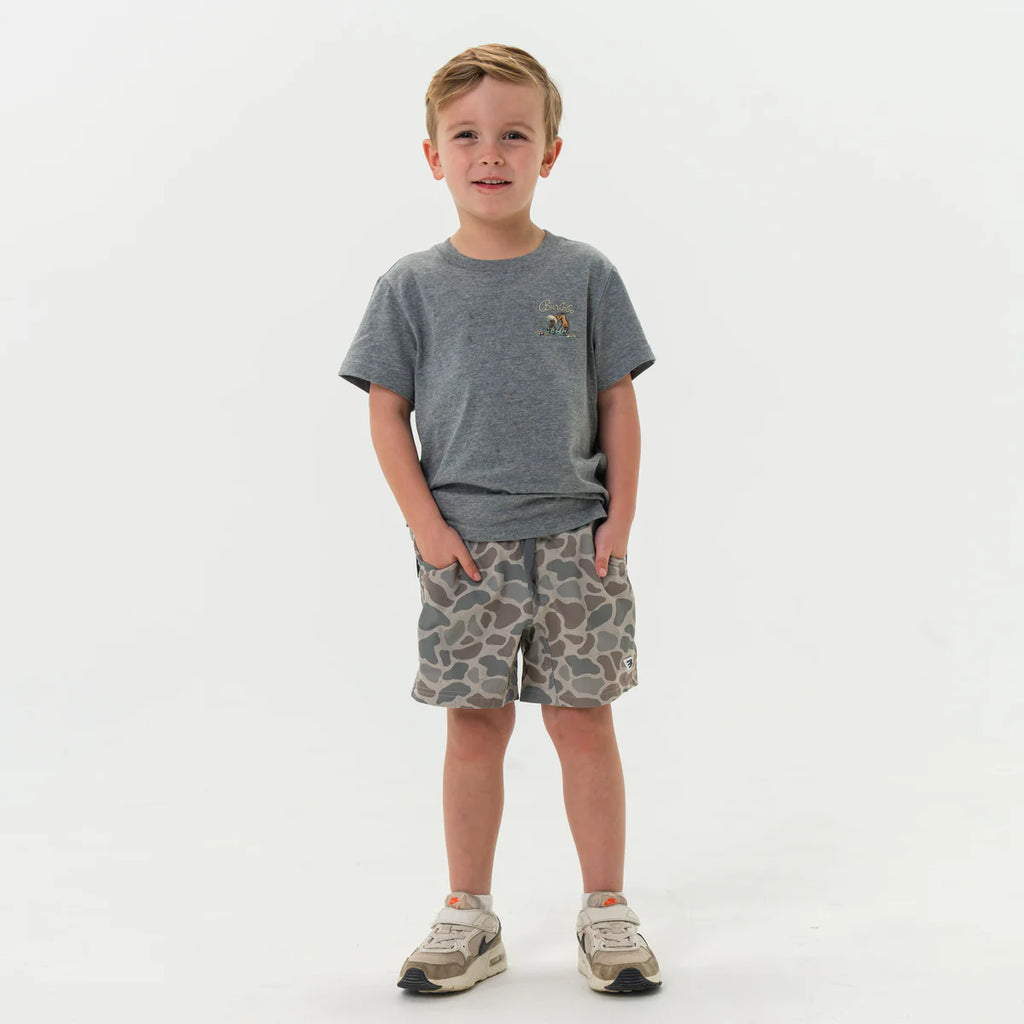 Youth Off Road Bronco SS Pocket Tee Dark Heather Grey