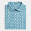 Ashen Green Pondersoa Pine Printed Performance Polo
