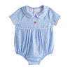 Blue Gingham Pumpkin Bubble
