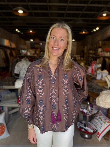 Long Sleeve Stripe Midi Shirt Dress