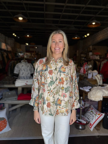 Long Sleeve Stripe Midi Shirt Dress