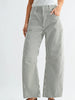 Stripe Barrel Jean w/ Seams