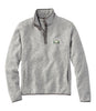 Men's Bean's Sweater Fleece Pullover Grey Heather