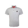 Standing Dog UGA Football Print Polo White/Grey