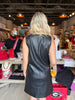 Black Mini Leather Dress