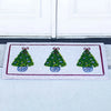 Christmas Tree Topiary Coir Doormat