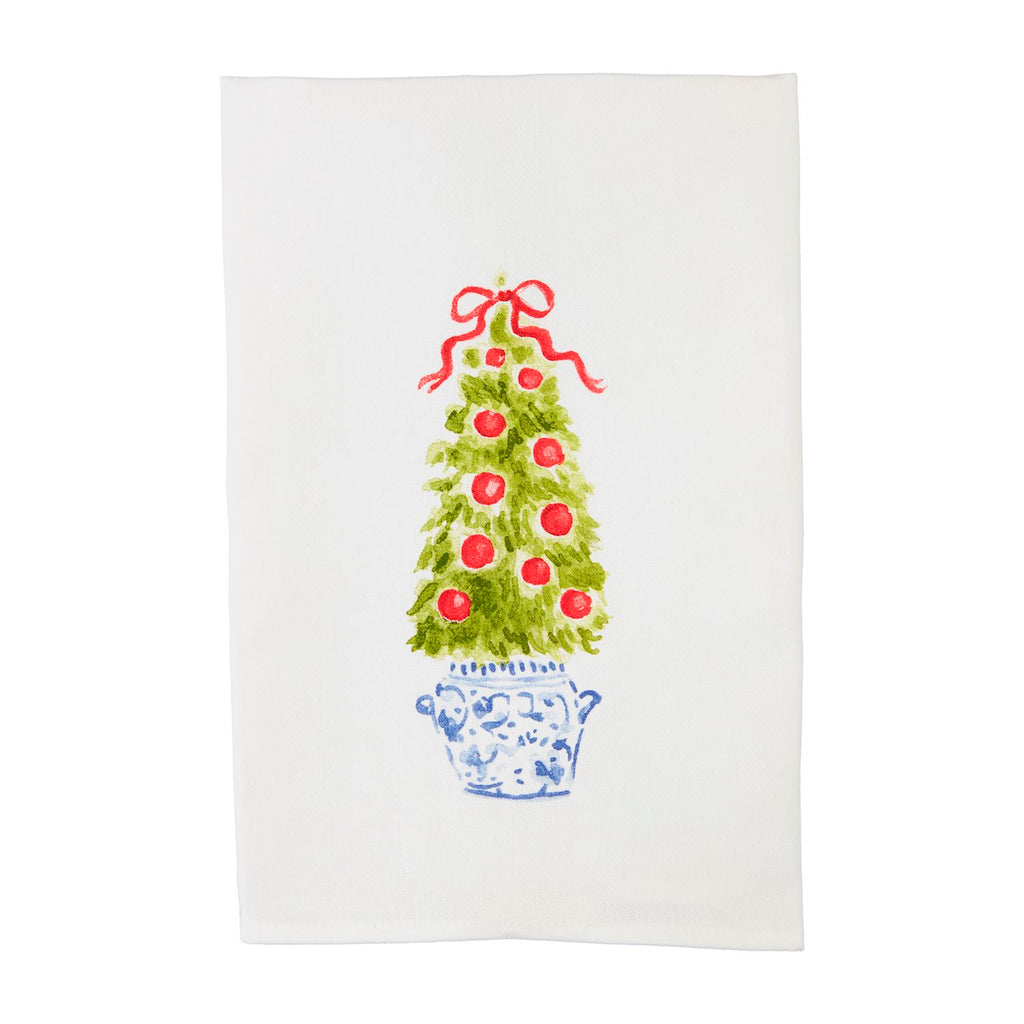 Xmas Topiary Towel