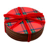 Tartan Lacquer Coaster