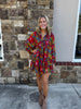 Floral Chiffon Boho Tier Dress