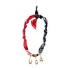 Game Day Bubble Letter Scarf Necklace