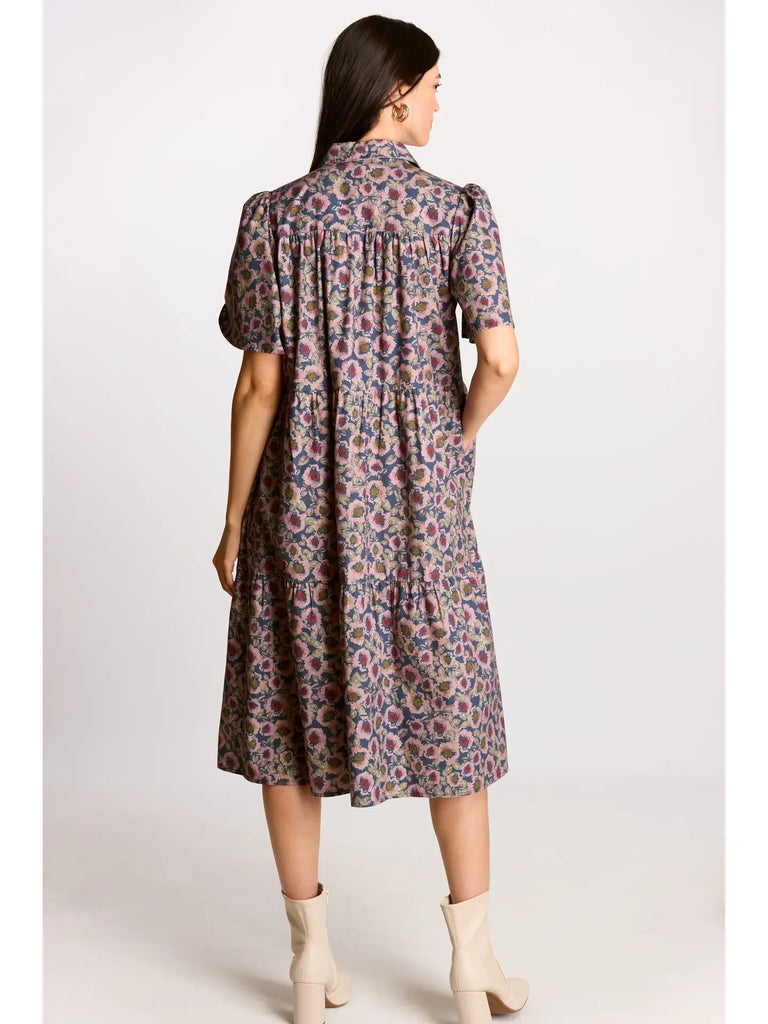 Floral Button Up Dress