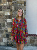 Floral Chiffon Boho Tier Dress