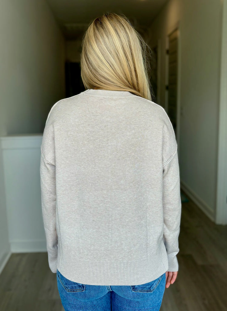 Jacquard Soft Knit Sweater