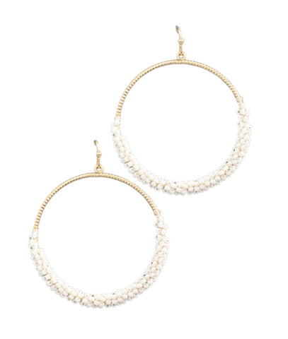 Matte Gold Rounded Hoops