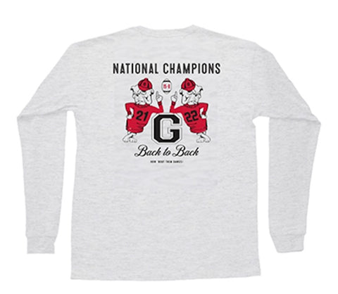 YOUTH Georgia Ag Long Sleeve Pocket Tee