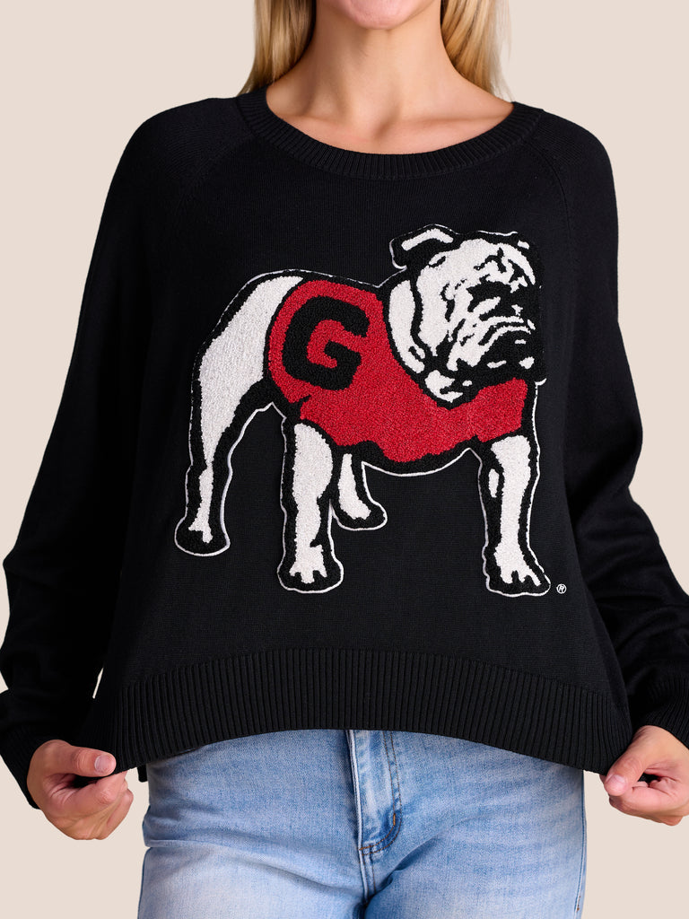 The Emblem Chenille Sweater | Georgia