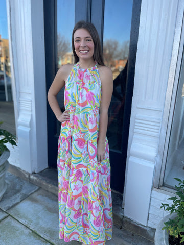 Nantucket Blooms in Tulum Mint Dress
